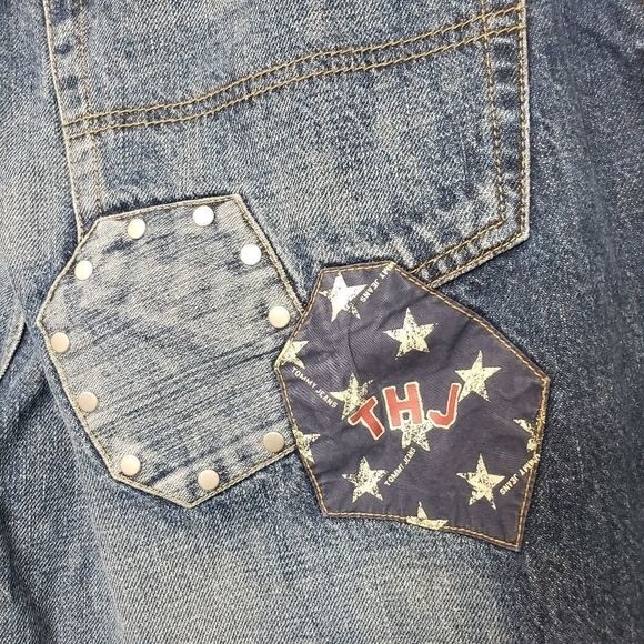 Tommy Hilfiger Patriotic USA Button Fly Jeans 34 - Picture 10 of 12